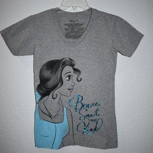 Disney Princess T-Shirt Tee Top Adult Size XS Brave‎ Smart and Kind